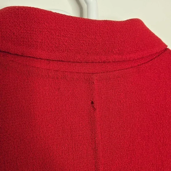 Red Women's Coat - Picture 5 of 12